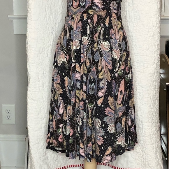Anthropologie Maeve Leslie Midi Dress Paisley Size Small Sleeveless - Picture 5 of 16